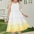 thumbnail image 4 of 5-6 Years Toddler Girl Dress Summer Clothes Little Girl Dress Kids Casual Sundress Toddler Princess Outfits, 4 of 7