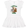 thumbnail image 3 of Inktastic I Love My Farm with Happy Farm Animals Girls Baby Dress, 3 of 5
