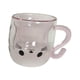 thumbnail image 5 of Taza de café de cristal de doble pared, taza bonita de regalo para mujer, taza para beber, Taza de leche con asa para , Yogurt Latte Rosa, 5 of 9