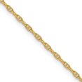 thumbnail image 1 of Diamond2Deal 14K Jaune Gold 1.5 mm Mariner Chain Collier pour Femmes 18 Pouces, 1 of 6
