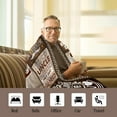 thumbnail image 3 of Best Uncle Gifts Blanket, Uncle Birthday Gifts, Uncle Presents from Niece and Nephew for Fathers Day, Best Uncle Ever Gifts, Fathers Day Uncle Gift Ultra-Soft Throw Blankets 50 X 60 Inch, 3 of 6
