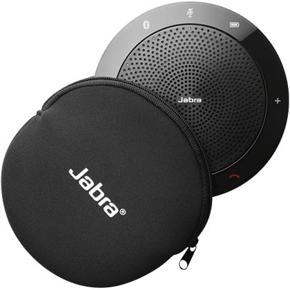 Jabra Speak 510 MS Portable Speaker for Music and Calls Black