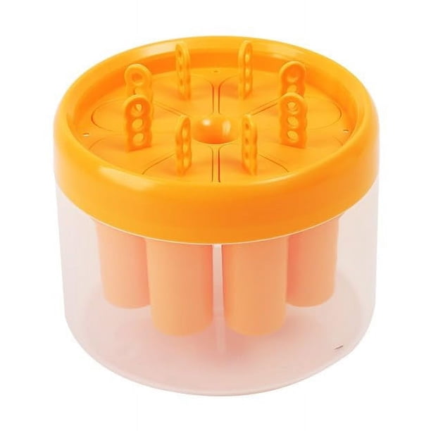 Moldes para helado de plástico, molde para helado de fácil liberación con cubierta, enrejado para hielo, paleta reutilizable para hacer hielo
