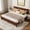 Walnut/41.5 Headboard, variant on Mirightone King Bed Frame with 46" Tall Headboard, Farmhouse Solid Wood King Size Platform Bed with 2 Storage Drawers,LED Lights & USB Charging Station, Walnut
