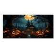thumbnail image 1 of TIELUTT Halloween Garage Door Decorations Cover Banner Halloween Background for Photo Party Wall Star Flag Triangular Flag Boxes Flag Manga 5 Table Runners 72 Inches Long Indoor Banner Happy Birthday, 1 of 4