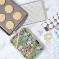 thumbnail image 5 of Yayeee Pot Holders Kitchen Heat Resistant with Pockets 7"x9.8" Cotton Oven Cooking Hot Pads, Green Cartoon Trucks Pattern, 5 of 7