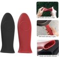 thumbnail image 3 of Silicone Hot Handle Cover Heat Resistant Silicone Handle Grip Non Slip Cast Iron Skillet Handle Cover Kitchen Accessory Protects Hands from Hot Pan Handles, 3 of 5