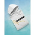 thumbnail image 3 of Exclusive W Chain Pattern Hoodie Women -Image by Shutterstock, Female 5X-Large, 3 of 4