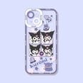 thumbnail image 1 of Kuromi-funda suave MyMelody Cinnamoroll para iPhone 14 Pro Max 13 12 Mini 11 Pro XR XS X 8 7 6 6S Plus SE 2020, funda mate de silicona Fivean unisex, 1 of 2
