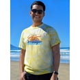 thumbnail image 2 of Gold Beach Surfer Art Tie Dye Cyclone Men -Image by Shutterstock, Male Large, 2 of 4
