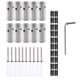 thumbnail image 1 of 1 Sets Wire Trellis for Climbing Plants Outdoor, 316 Stainless Steel Fastener, Green Wall Wire Trellis Kit B, 1 of 5