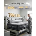 thumbnail image 6 of OhGeni King Air Mattress Family Choice Award with Built-in Pump,18" Comfortable Blow Up Colchones Inflables Mattress for Home,Guests, Portable Air Bed for Adults, Airbed Supports Up to 700 lbs,Black, 6 of 11
