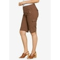 thumbnail image 4 of Roaman's Women's Plus Size Cargo Shorts, 4 of 4