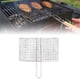 thumbnail image 5 of Cesta para parrilla de barbacoa multiusos, cesta para asar pescado para fiestas, brochetas y verduras 35x22cm, 5 of 9