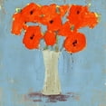 thumbnail image 3 of Borges, Victoria 12x12 Black Modern Framed Museum Art Print Titled - Orange Poppy Impression II, 3 of 5