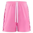 thumbnail image 4 of GYRATEDREAM Girls Swimsuits Two Piece Rash Guard Set Short Sleeve Bathing Suit Liner Swimwear with UPF 50+ Sun Protection for 4-12Y Pink, 4 of 9