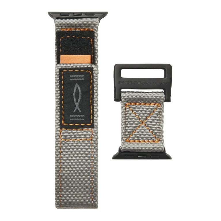 SAVIOR SURVIVAL GEAR Nylon Watch Band Compatible with Apple Watch