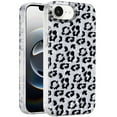 thumbnail image 4 of Case For Apple iPhone 15 Pro Max Glitter Leopard, Fashion Design Animal Skin Print Slim IMD TPU Dual Layer Shockproof Protective Phone Cover for iPhone 15 Pro Max Silver Leopard, 4 of 9