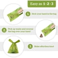 thumbnail image 5 of Pogi's Dog Poop Bags with Handles Bulk - 900 Unscented Doggy Poop Bags with Easy-Tie Handles - Leak-Proof, Ultra Thick Poop Bags for Dogs, Cat Poop Bags, 5 of 7