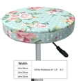 thumbnail image 4 of Balery Vintage Floral Fundas de asiento para taburete de bar redondo de tela de terciopelo ajustables que protegen de arañazos y manchas para sillas de 14 a 17 pulgadas.-12 inch, 4 of 7