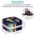 thumbnail image 5 of Jellyfish Travel Portable Square Jewelry Box: Storage Box, Decorative Box, and Jewelry Stand for Rings, Earrings, Necklaces, Bracelets, and More – Ideal for Girls and Women, 5 of 6