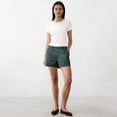 thumbnail image 5 of Bermuda Shorts for Women Summer Cargo Shorts Mid Rise Mini Length with Pockets and Belt Loops Hiking Travel Clothes, XL, 5 of 6