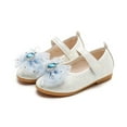 thumbnail image 6 of HCNTES Little Girls Mary Jane Princess Ballet Shoes Slip On Ballet Toddler Flats for Party, Wedding, Christmas,Blue 14, 6 of 9