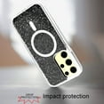 thumbnail image 3 of For Samsung Galaxy S24 Case Magnetic Circle Epoxy Full Glitter Phone Cover, 3 of 3