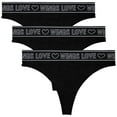 thumbnail image 1 of Wingslove Culottes Tangas Confortables pour Femmes, Lot de 3 G-Strings, 1 of 7