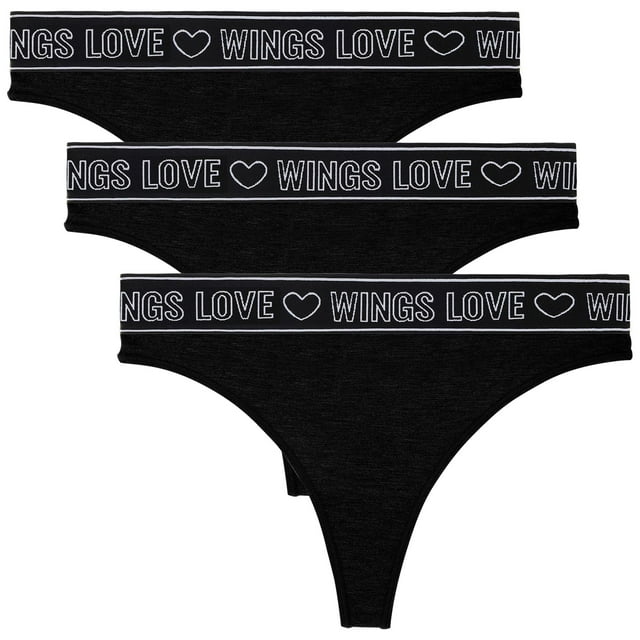 Wingslove Culottes Tangas Confortables pour Femmes, Lot de 3 G-Strings