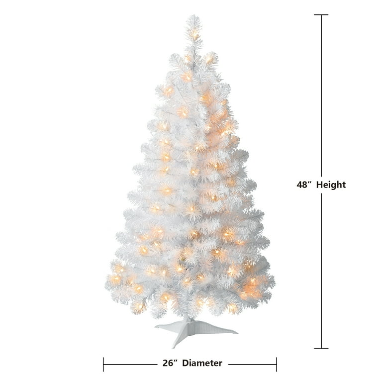 Christmas tree 2024 white walmart
