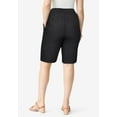 thumbnail image 2 of Roaman's Women's Plus Size Easy-Wear Bermuda Short, 2 of 3
