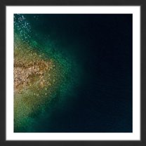 "Jutting Out" Framed Painting Print