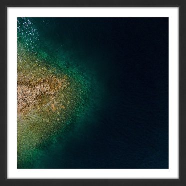 "Jutting Out" Framed Painting Print