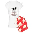 thumbnail image 1 of CafePress - Have You Hugged Your Cow To - Women's Light Pajamas, 1 of 1