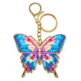 thumbnail image 1 of Llavero Art Metal Doble Cara Con Forma Especial Mariposa para Adultos, 1 of 9