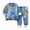 H01-H, variant on TOWED22 Toddler Baby Boy Fall Winter Clothes Print Long Sleeve Sweatshirt Pants Sweatsuit Set Checkered Plaid Outfit Size:11-12 Y,Color:F