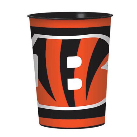 Amscan Cincinnati Bengals NFL Pro Football Sports Banquet Party Favor 16 oz Plastic Cup 10 Count