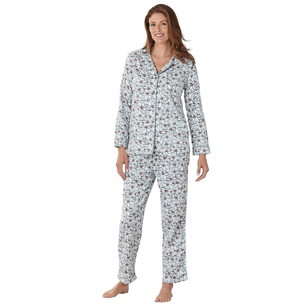 Flannel Pajamas Holiday Set by Cozee Corner - Walmart.com - Walmart.com