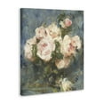 thumbnail image 3 of Stupell Industries Vintage Pink Roses Blue Background Canvas Wall Art, design by Leah Straatsma, 48 x 36, 3 of 7