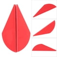 thumbnail image 4 of Archery Fletches   Fletching  Rubber  Fletching 36pcs Archery  Fletches Rubber Fletching Feathers DIY Accessory For Compound Bow Red, 4 of 8