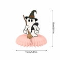 thumbnail image 2 of 9pc Halloween Table Centerpiece Decorations, Horror Themed Party Supplies with Ghost & Skeleton Figures, Colorful Honeycomb Base for Home, Office, Classroom, Spooky Festival Event, 2 of 4