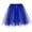 🔥 Blue, variant on Gifts Sequin Paillette Three-Layer Puffy Mini Skirt Elastic Waist Shimmer Mesh Tulle Party Dance Performance Skirt Club Costume Stage Show Festival Outfit With Lining