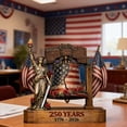 thumbnail image 2 of XINGAG 250th Anniversary Decor 1776–2026, 4th of July Patriotic Table Decorations, Red White and Blue Patriotic Decor, Memorial Day Decorations Independence Day Home Office Table Centerpieces Sign, 2 of 7