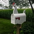 thumbnail image 2 of New Unique Horse Cow Chicken Mailbox, Funny Animals Post Box, Handmade Custom Weather-proof Mailbox Sculptures, Creative Personalized Design Mailbox, 2 of 5