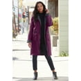 thumbnail image 6 of Roaman's Women's Plus Size Knee Length Hooded Nylon Jacket, 6 of 6