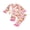 Pink, variant on RUINIXCW Kids Toddler Baby Girl Halloween Silk Stain Pajamas Set Girls Fall Sleepwear Pumpkin Bread Print Lapel V Neck Furry Long Sleeve Button Down Shirt and Pants Set Loungewear Homewear 1-7 Years