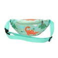 thumbnail image 2 of Bolso Cintura Lindo Dinosaurio Bolso Cruzado Casual para Y Niñas para Exteriores (verde), 2 of 9