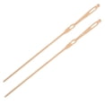 thumbnail image 1 of Miangastore Light Brown Wooden Circular Fan Sticks for DIY Use Safe and Durable with Rounded Edges 2pcs, 1 of 9