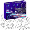 thumbnail image 1 of Calendario de Adviento Navideño YUANXCMXG con 24 Llaveros de Herramientas, 1 of 5